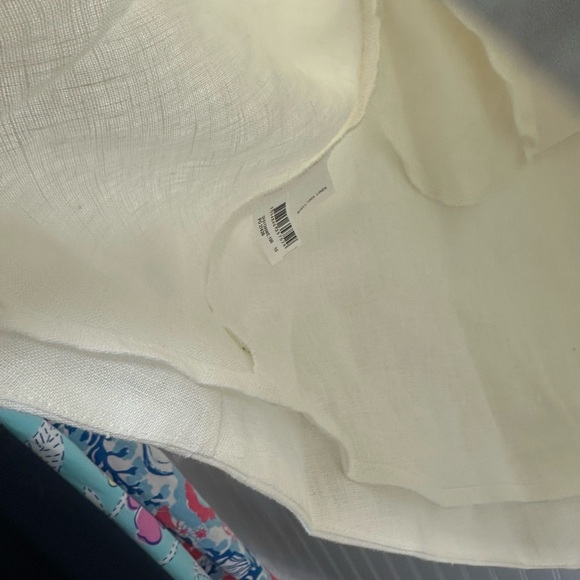 DISSH Aisle White Linen Back Bow Dress – Size 10 - Picture 7 of 11